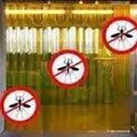 Tirai PVC Anti insect kuning Gudang
